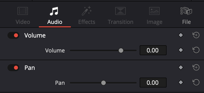 audio settings