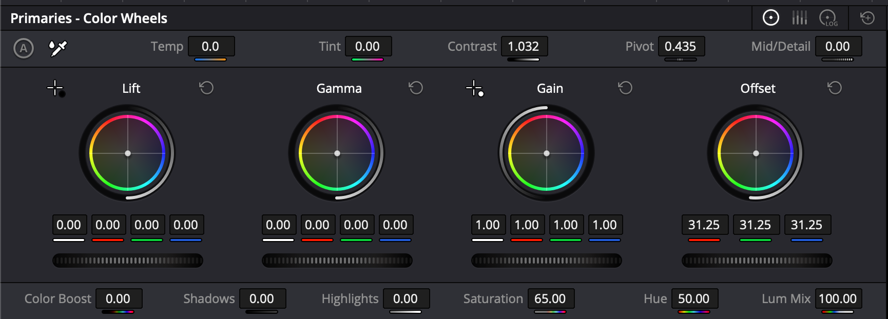 color controls