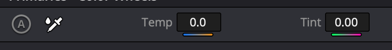 white balance controls